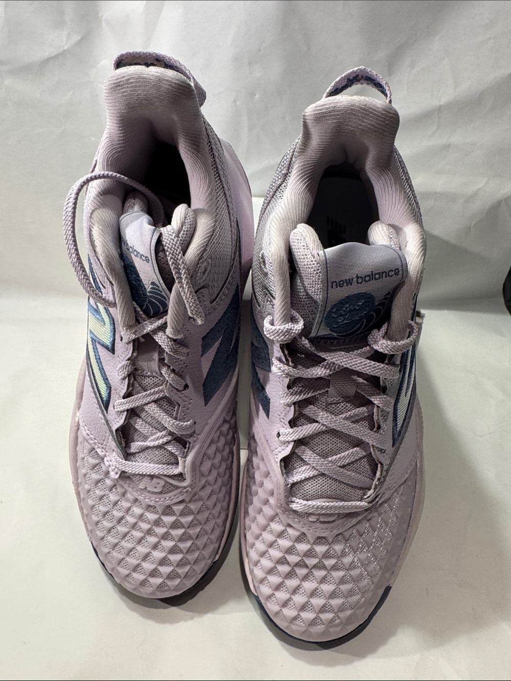 New Balance Coco CG2 Coco Gauff Women’s Tennis Shoes Taro/Blue Gemstone Size 7 - Picture 3 of 7